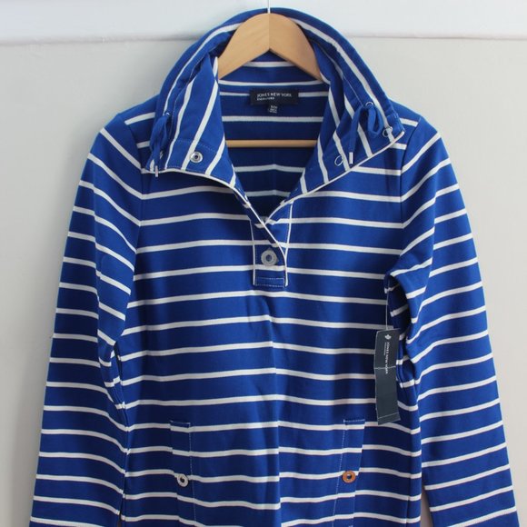 Jones New York Striped Sweatshirt - Picture 3 of 8